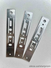 Анкерная пластина универсальная 150 * 25ММ * 1.5ММ (ЯЩИК 500 ШТ) ДЛЯ монтажа окон